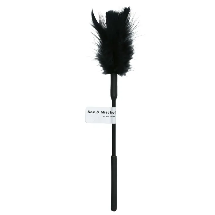 Anal Sex and Mischief Feather Tickler Black Sportsheets