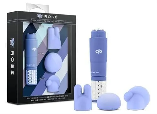 Blush Novelties Couples Rose Revitilize Massage Kit Periwikle