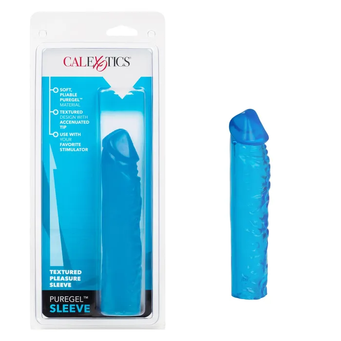 CalExotics Male Sex Toys Puregel Sleeve Teal CalExotics Male Sex Toys Puregel Sleeve Teal