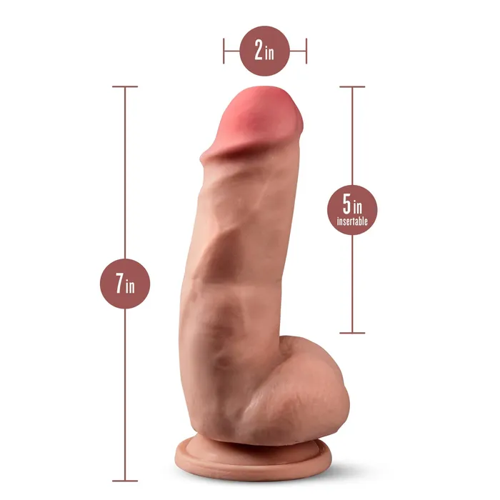 Dildos Blush Novelties Dr Skin Plus 7 Inch Girthy Posable Dildo With Balls Mocha Dildos Blush Novelties Dr Skin Plus 7 Inch Girthy Posable Dildo With Balls Mocha