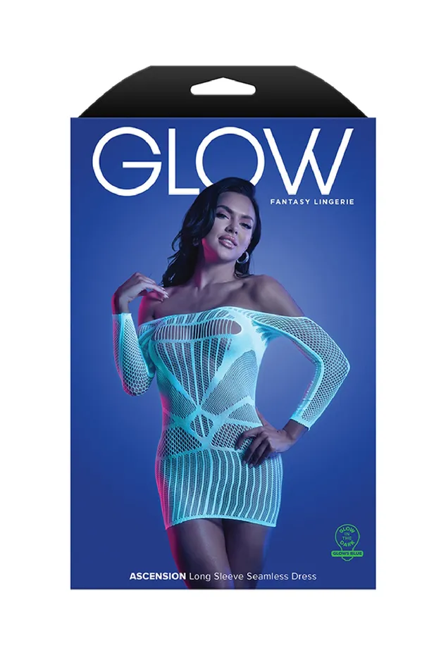 Fantasy Lingerie Ascension Long Sleeve Seamless Dress One Size Whiteblue Vibrators Fantasy Lingerie Ascension Long Sleeve Seamless Dress One Size Whiteblue Vibrators