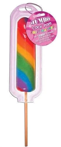 Hott Products Dildos Jumbo Rainbow Cock Pops Each