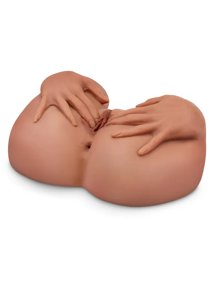 PDX Brands Male Sex Toys Spread My Tight Pussy Mega Masturbator Brown PDX Brands Male Sex Toys Spread My Tight Pussy Mega Masturbator Brown