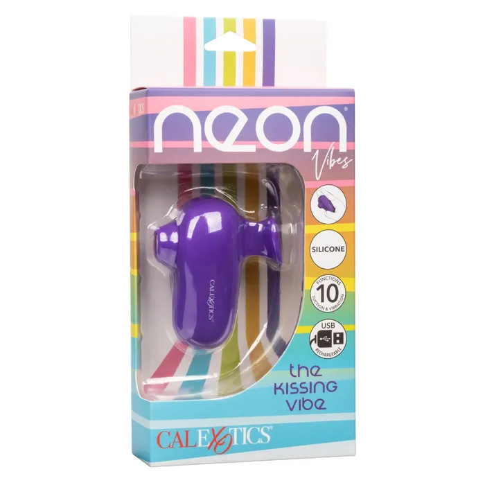 Vibrators CalExotics Neon Vibes the Kissing Vibe Purple Vibrators CalExotics Neon Vibes the Kissing Vibe Purple