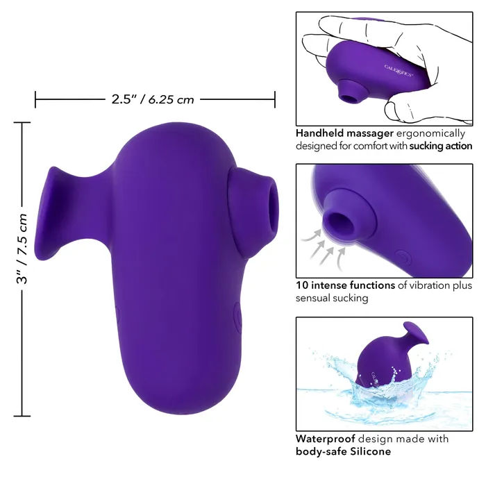 Vibrators CalExotics Neon Vibes the Kissing Vibe Purple Vibrators CalExotics Neon Vibes the Kissing Vibe Purple