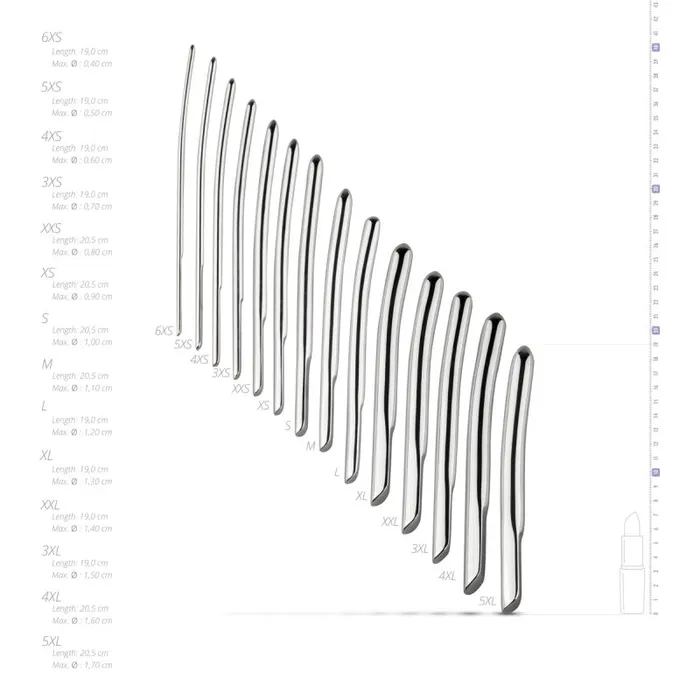 Anal Sinner Single Ended Dilator Set 14 Pc