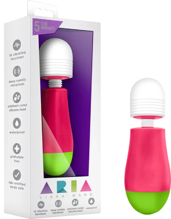 Blush Novelties Vibrators Vibra Wand Multi Function Vibrator Sex Toy Adult Pleasure Cerise