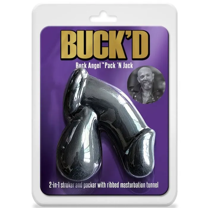 Boneyard Male Sex Toys Buckd Pack n Jack 2 in 1 Stroker Packer