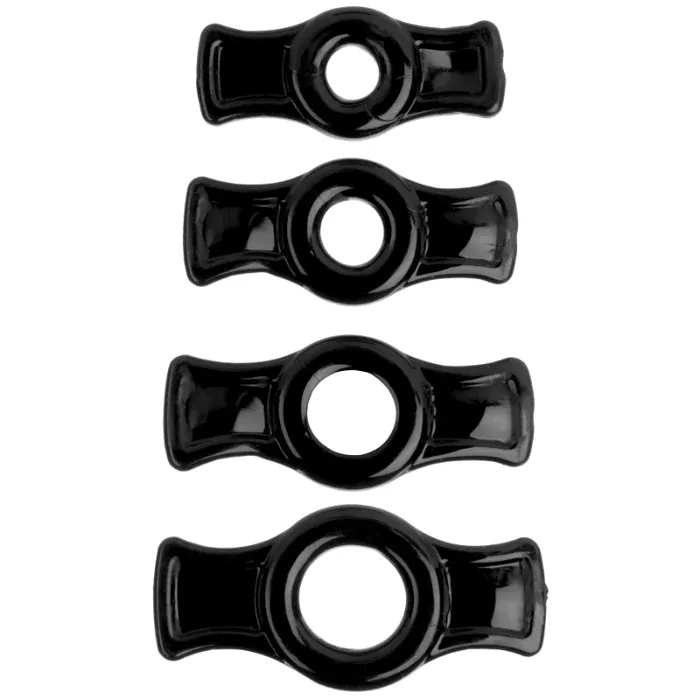 Cock Ring Set Black TitanMen Male Sex Toys