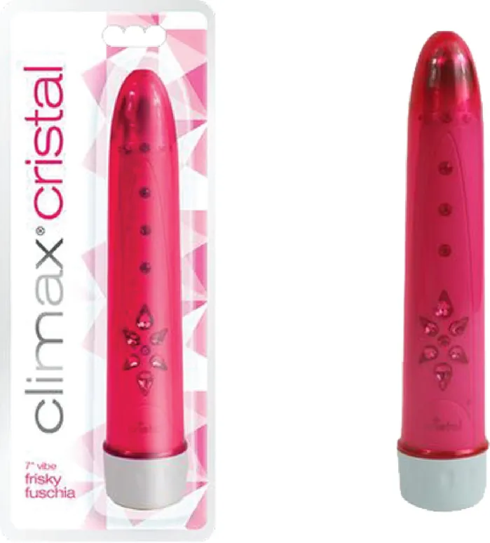 Cristal 6X Vibe Frisky Fuchsia Sex Toy Adult Pleasure Topco Sales Vibrators