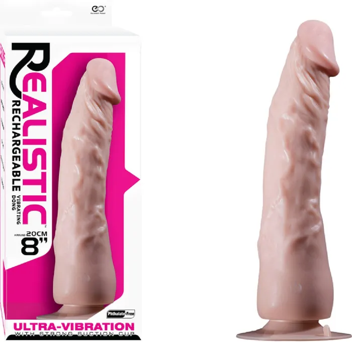 Dildos 8 Vibrating Dong Flesh Sex Toy Adult Pleasure Nanma