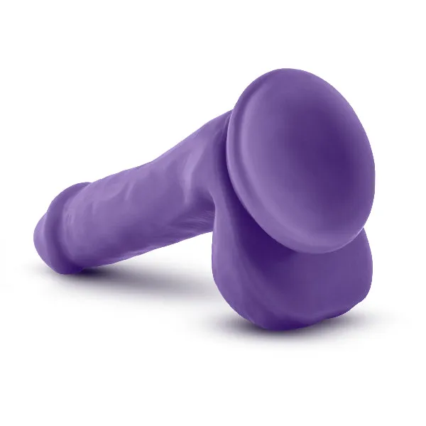 Dildos Au Natural Bold Delight 6in Dildo Purple Blush