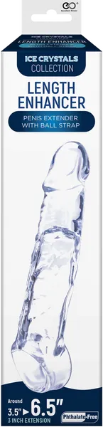 Dildos Excellent Power Length Enhancer 65 Clear Dildos Excellent Power Length Enhancer 65 Clear