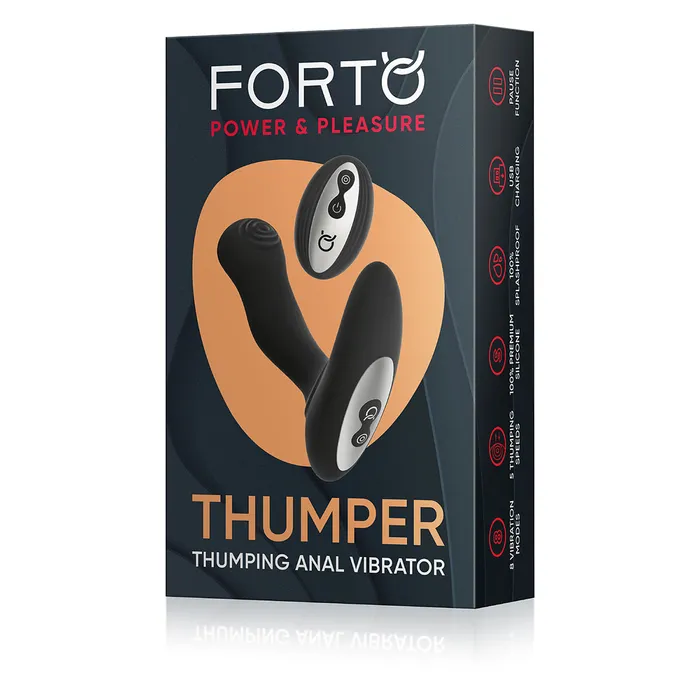FORTO Anal FORTO Thumper Black FORTO Anal FORTO Thumper Black