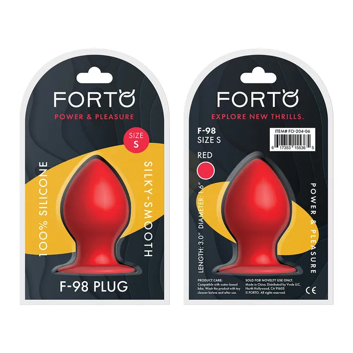 FORTO FORTO F98 Cone Red Assorted Sizes Vibrators