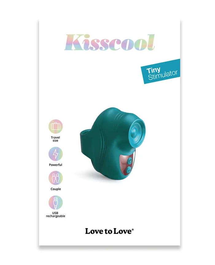 Love to Love Vibrators Love To Love Kisscool Teal Me
