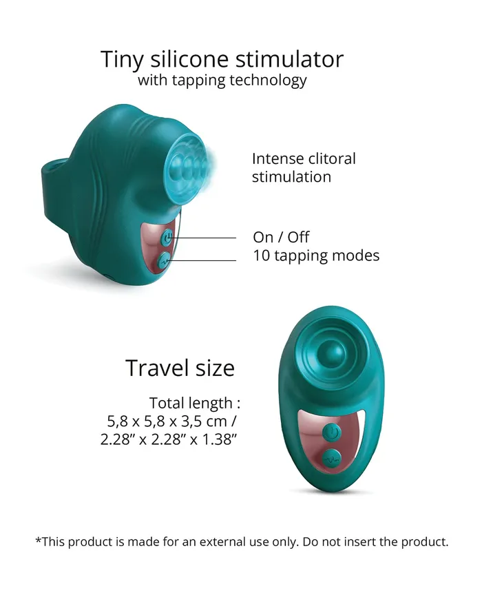Love to Love Vibrators Love To Love Kisscool Teal Me