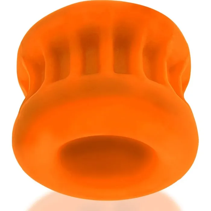 Male Sex Toys Core Grip Squeeze Ball Stretcher Orange Ice Oxballs