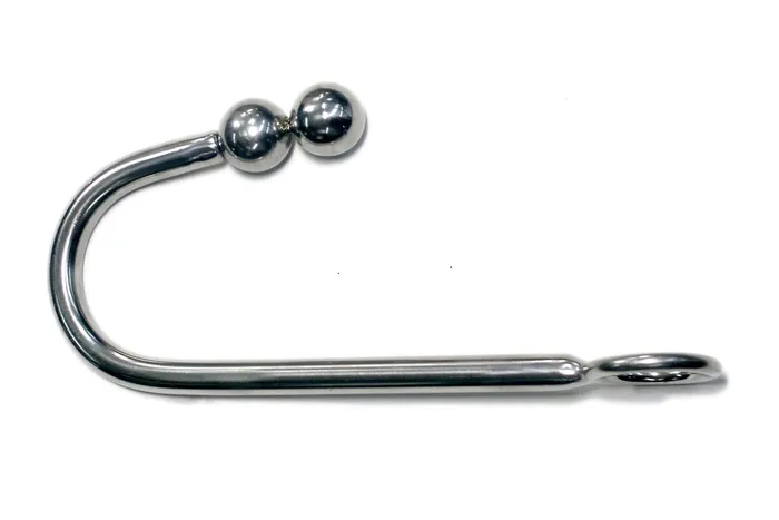 Male Sex Toys Touch of Fur Double Ball Detachable Anal Hook