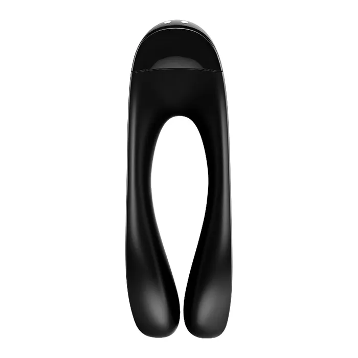 MyRisque Vibrators Satisfyer Candy Cane Finger Vibe Black