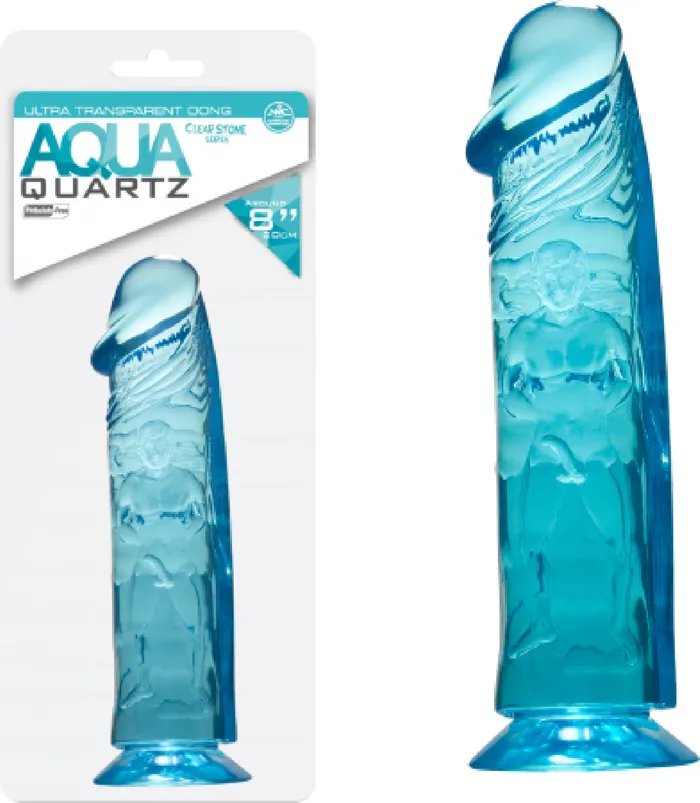 Nanma Dildos Quartz 8 Dong Aqua Blue Dildo Sex Adult Pleasure Orgasm