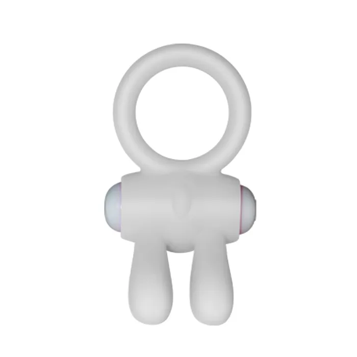 Power Clit Cockring Rabbit White Lovetoy Vibrators