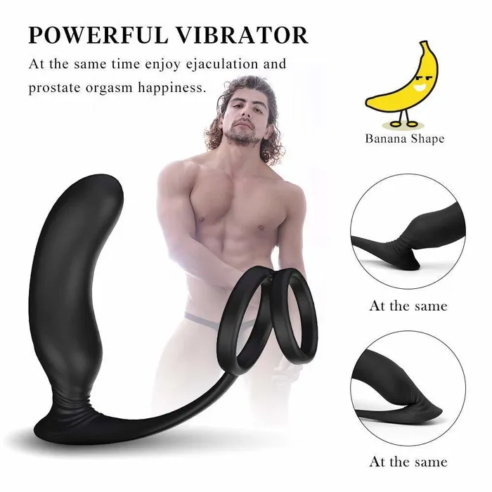 Prostate Massager Penis Ring 9 Vibration Mode Wireless Remote Control Vibrator Javaughn69ways Male Sex Toys Prostate Massager Penis Ring 9 Vibration Mode Wireless Remote Control Vibrator Javaughn69ways Male Sex Toys