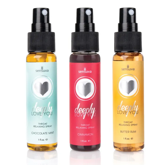 Sensuva Deeply Love You Throat Relaxer 1 oz Assorted Flavors Sensuva Vibrators Sensuva Deeply Love You Throat Relaxer 1 oz Assorted Flavors Sensuva Vibrators