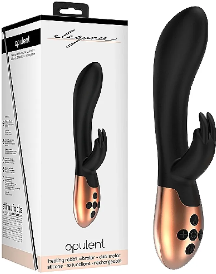 Shots Media Heating Rabbit Vibrator Opulent Female Sex Toys