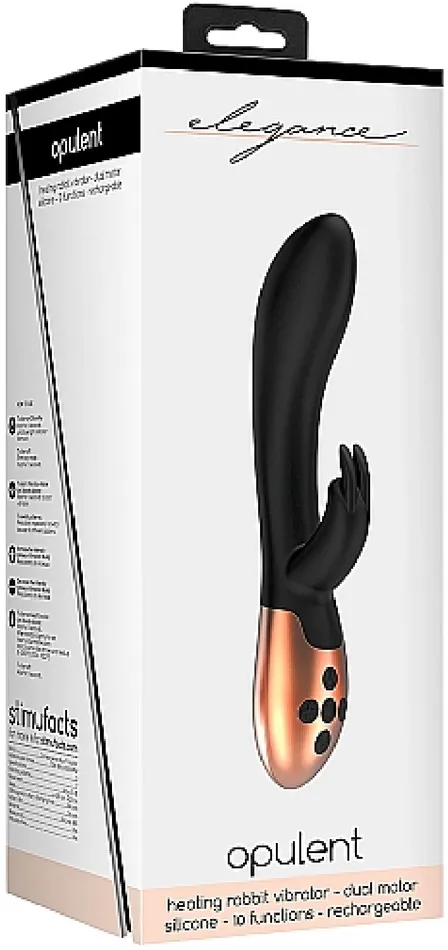 Shots Media Heating Rabbit Vibrator Opulent Female Sex Toys