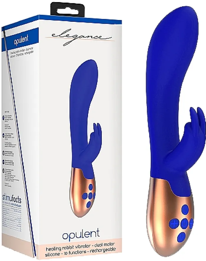 Shots Media Heating Rabbit Vibrator Opulent Female Sex Toys