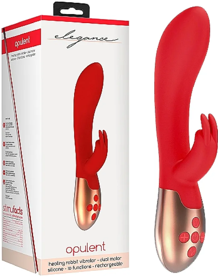 Shots Media Heating Rabbit Vibrator Opulent Female Sex Toys