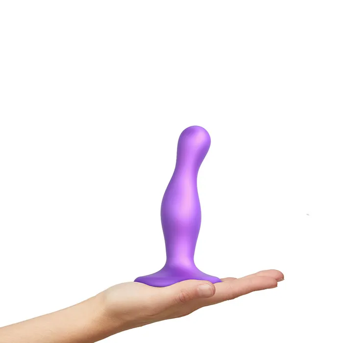 StrapOnMe Anal StrapOnMe Curvy Plug Dil Metallic Purple Small