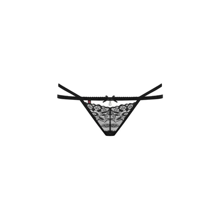 Thong 838 Black Obsessive Anal