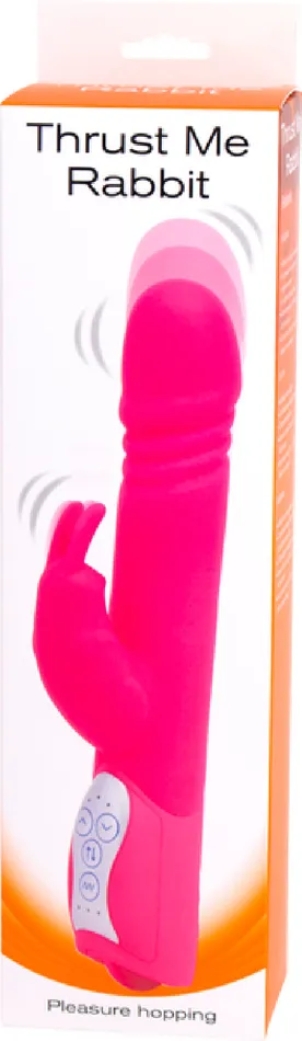 Thrust Me Rabbit Pink Vibrator Sex Toy Adult Orgasm Seven Creations Vibrators Thrust Me Rabbit Pink Vibrator Sex Toy Adult Orgasm Seven Creations Vibrators