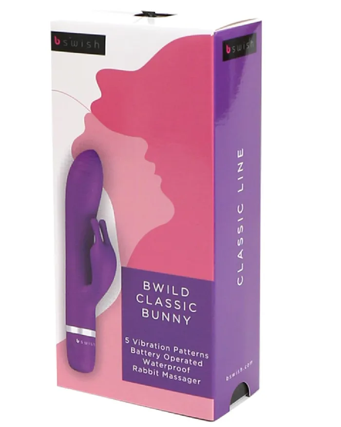 Vibrators B Swish Bwild Classic Bunny Multi Function Please Sex Toy by Bswish Purple Vibrators B Swish Bwild Classic Bunny Multi Function Please Sex Toy by Bswish Purple