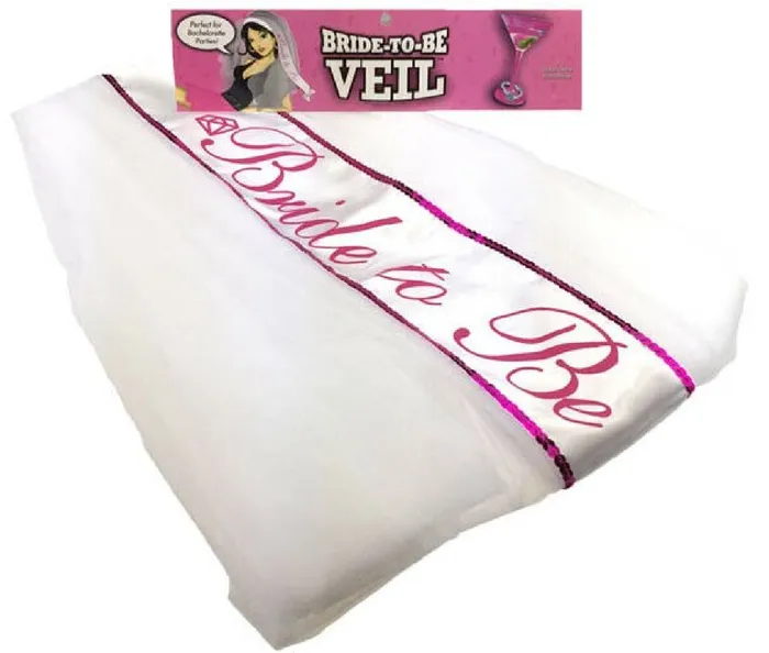 Vibrators Candy Prints Bride To Be Veil White