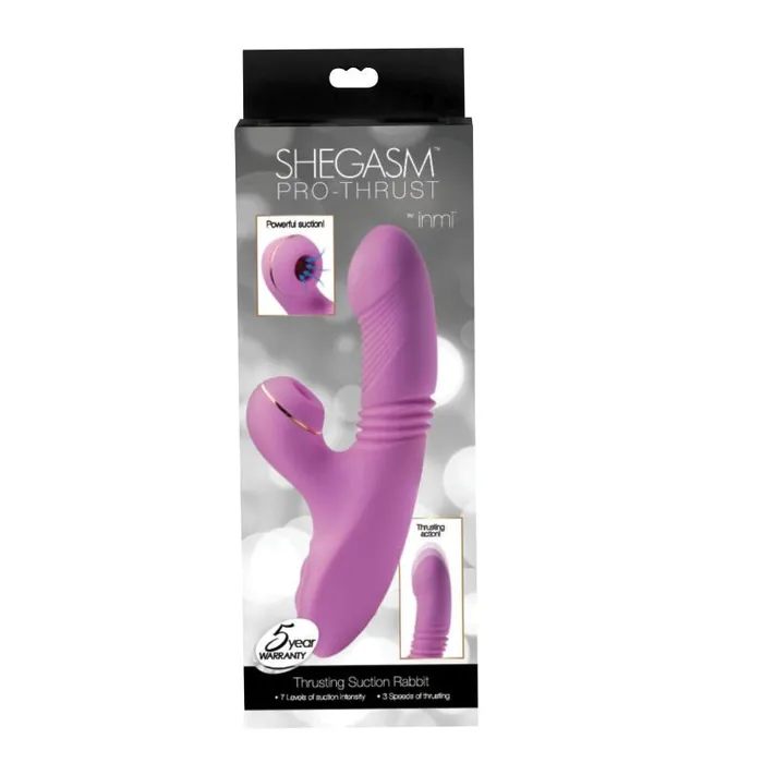 Vibrators Shegasm Shegasm ProThrust Rabbit Mauve