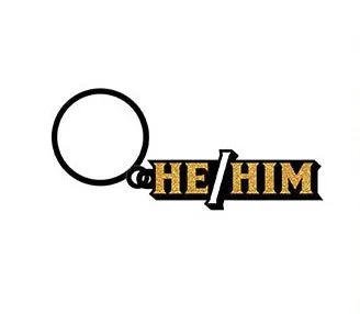 Wood Rocket Vibrators Pronouns Keychain Wood Rocket Vibrators Pronouns Keychain
