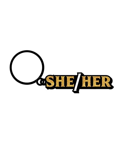 Wood Rocket Vibrators Pronouns Keychain Wood Rocket Vibrators Pronouns Keychain