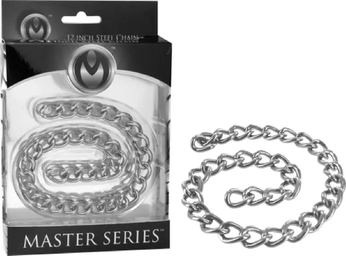 XR Brands Linkage 12 Steel Connector Chain Silver Sex Toy Adult Pleasure Female Sex Toys XR Brands Linkage 12 Steel Connector Chain Silver Sex Toy Adult Pleasure Female Sex Toys