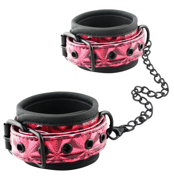 Xsales Couples Wrists Cuffs Red Bondage Sex Toy Adult Orgasm Pleasure