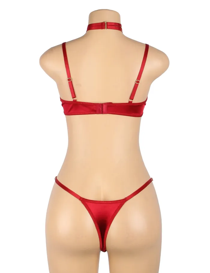 YesX Female Sex Toys YesX YX872Q Hollow Cut Halter Bra Set Up To 2XL YesX Female Sex Toys YesX YX872Q Hollow Cut Halter Bra Set Up To 2XL