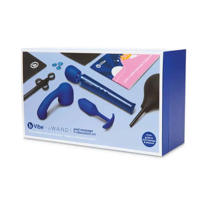 bVibe Anal bVibe Anal Massage Education Set Blue