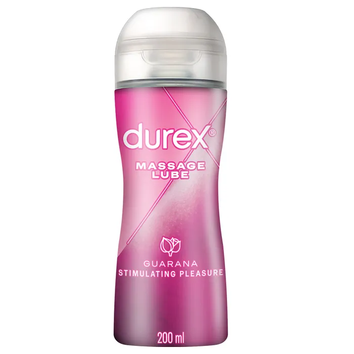 Couples Durex Play 2in1 Stimulating Massage Gel Lube with Guarana Durex