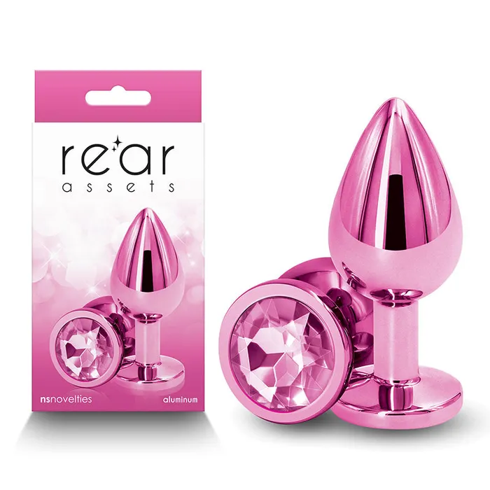 Female Sex Toys NS Novelties Rear Assets Medium 82 cm Medium Metal Butt Plug with Round Gem Base Female Sex Toys NS Novelties Rear Assets Medium 82 cm Medium Metal Butt Plug with Round Gem Base