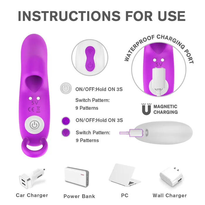 Female Sex Toys soniker G Spot Finger Vibrator Wireless Remote Silent Vibrators for Couples Female Sex Toys soniker G Spot Finger Vibrator Wireless Remote Silent Vibrators for Couples