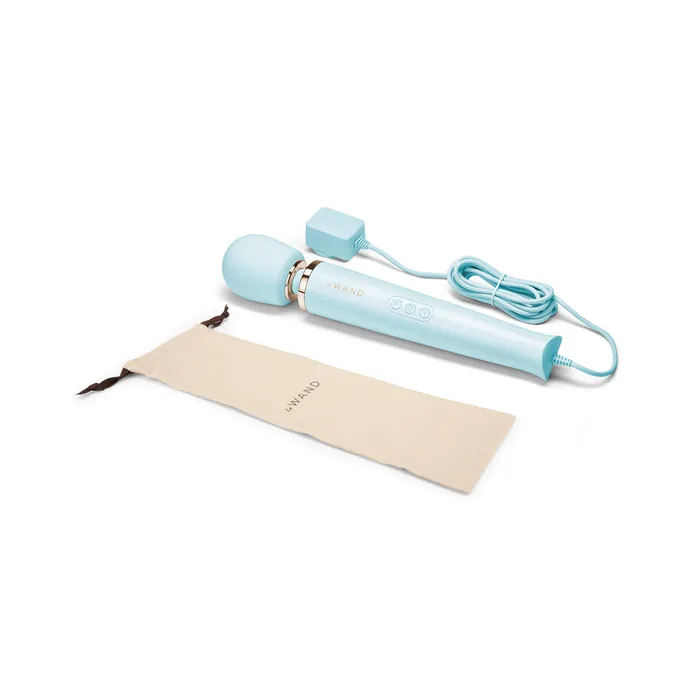 Le Wand Vibrators Le Wand PlugIn Vibrating Massager Sky Blue