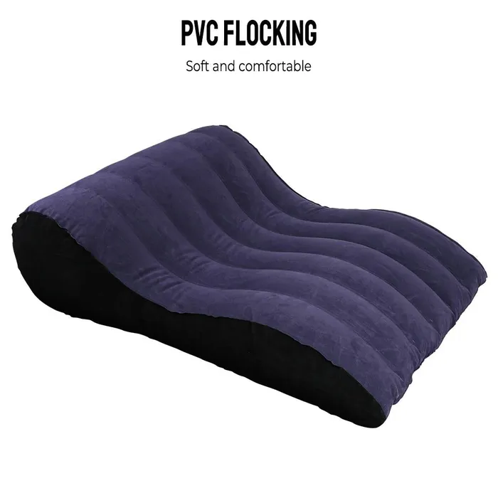 soniker Couples Adult Cushion Hold Pillow Sex Mat Chair Bed Portable Sex Furniture For Couples Sexual Love Positions Inflatable Sofa