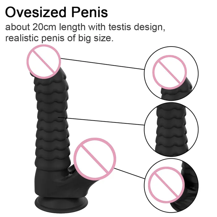 soniker Realisitic Penis Female Masturbator Sex Toys for Women With Suction Cup Male Sex Toys